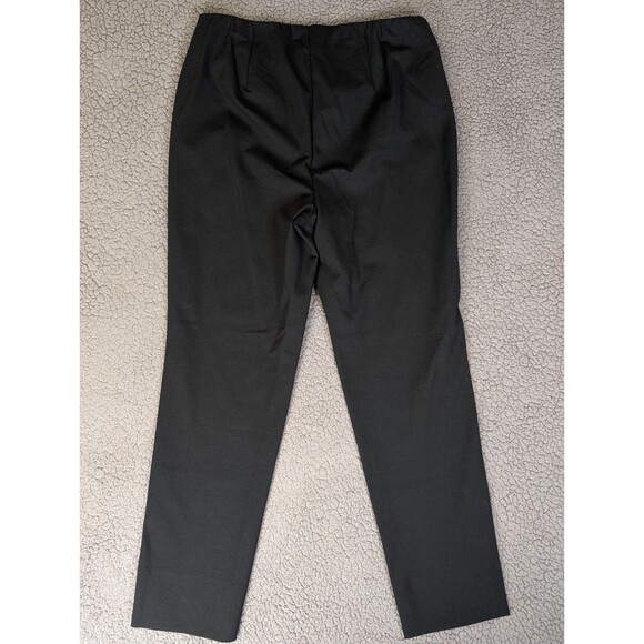 J Jill Women's Pants Ponte Slim Leg Size Medium Black Pull On Stretch Basics - Picture 10 of 11